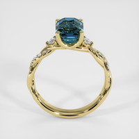 2.93 Ct. Sapphire Ring, 18K Yellow Gold 3
