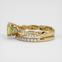 1.81 Ct. Sapphire Ring, 18K Yellow Gold 4