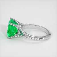 4.73 Ct. Emerald Ring, Platinum 950 4