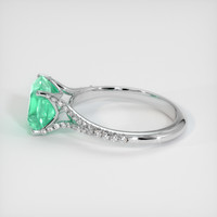 2.04 Ct. Emerald Ring, Platinum 950 4