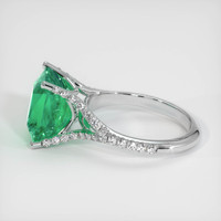 4.55 Ct. Emerald Ring, Platinum 950 4