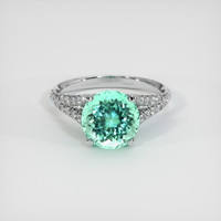 2.61 Ct. Emerald Ring, Platinum 950 1