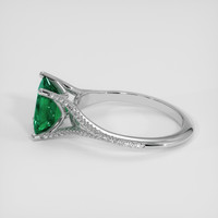 2.02 Ct. Emerald Ring, Platinum 950 4