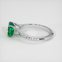 1.33 Ct. Emerald Ring, Platinum 950 4