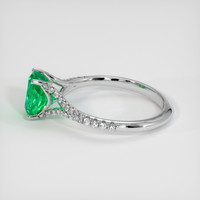 1.49 Ct. Emerald Ring, Platinum 950 4