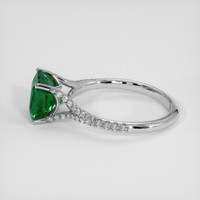 2.17 Ct. Emerald Ring, Platinum 950 4