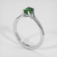 0.65 Ct. Gemstone Ring, Platinum 950 2