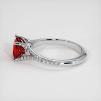 1.50 Ct. Ruby Ring, Platinum 950 4