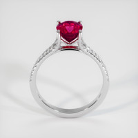 2.09 Ct. Ruby Ring, Platinum 950 3