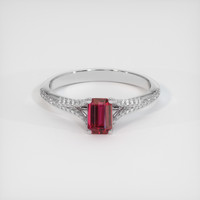 0.71 Ct. Ruby Ring, Platinum 950 1