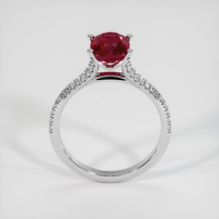 2.20 Ct. Ruby Ring, Platinum 950 3