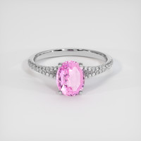 1.82 Ct. Sapphire Ring, Platinum 950 1