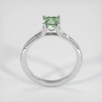 1.36 Ct. Green Sapphire Ring, Platinum 950 3