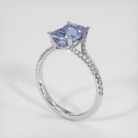 3.65 Ct. Sapphire Ring, Platinum 950 2
