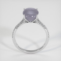 5.89 Ct. Bluish Purple Sapphire Ring, Platinum 950 3