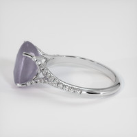 5.89 Ct. Bluish Purple Sapphire Ring, Platinum 950 4