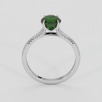 2.13 Ct. Green Sapphire Ring, Platinum 950 3
