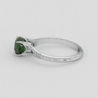 2.13 Ct. Green Sapphire Ring, Platinum 950 4