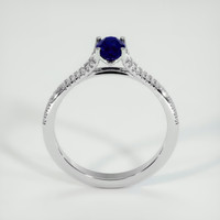 0.81 Ct. Blue Sapphire Ring, Platinum 950 3