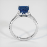 2.54 Ct. Blue Sapphire Ring, Platinum 950 3