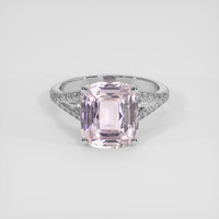 5.20 Ct. Pink Sapphire Ring, Platinum 950 1