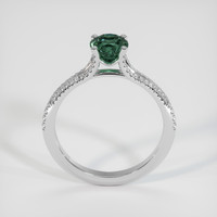 0.96 Ct. Bluish Green Sapphire Ring, Platinum 950 3