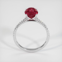 2.75 Ct. Ruby Ring, Platinum 950 3