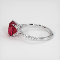 2.75 Ct. Ruby Ring, Platinum 950 4