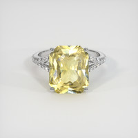 6.13 Ct. Sapphire Ring, Platinum 950 1