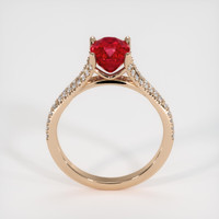 2.31 Ct. Ruby Ring, 14K Rose Gold 3