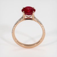 2.76 Ct. Ruby Ring, 14K Rose Gold 3