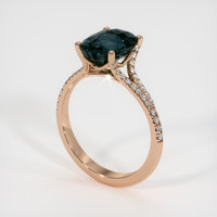 2.61 Ct. Sapphire Ring, 14K Rose Gold 2