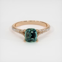 2.02 Ct. Sapphire Ring, 14K Rose Gold 1