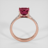 2.03 Ct. Purplish Pink Spinel Ring, 18K Rose Gold 3