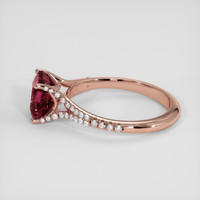 2.03 Ct. Purplish Pink Spinel Ring, 18K Rose Gold 4