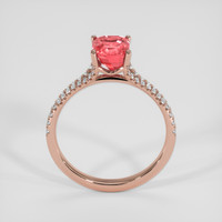 2.03 Ct. Padparadscha Sapphire Ring, 18K Rose Gold 3