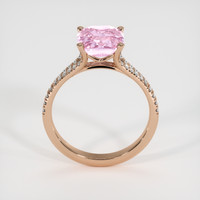 3.07 Ct. Pink Sapphire Ring, 18K Rose Gold 3