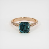 3.53 Ct. Sapphire Ring, 18K Rose Gold 1