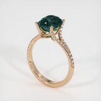 3.53 Ct. Sapphire Ring, 18K Rose Gold 2