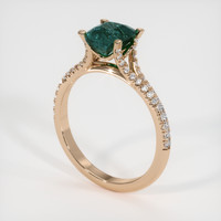 2.02 Ct. Sapphire Ring, 18K Rose Gold 2