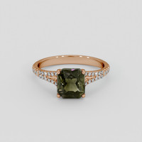 2.97 Ct. Color Change Sapphire Ring, 18K Rose Gold 1