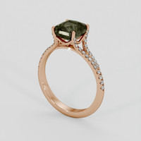 2.97 Ct. Color Change Sapphire Ring, 18K Rose Gold 2
