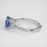 1.91 Ct. Bi Color Sapphire Ring, 10K White Gold 4
