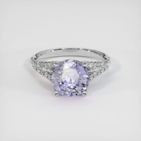 2.17 Ct. Violet Sapphire Ring, 10K White Gold 1