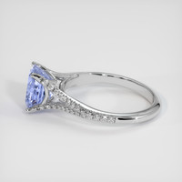 2.48 Ct. Violet Sapphire Ring, 10K White Gold 4