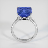 8.14 Ct. Blue Sapphire Ring, 14K White Gold 3