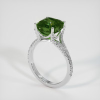 4.86 Ct. Bi Color Sapphire Ring, 14K White Gold 2