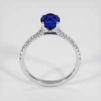 3.06 Ct. Bi Color Sapphire Ring, 14K White Gold 3