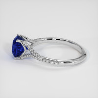 3.06 Ct. Bi Color Sapphire Ring, 14K White Gold 4