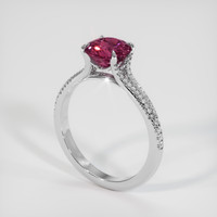 2.43 Ct. Gemstone Ring, 14K White Gold 2